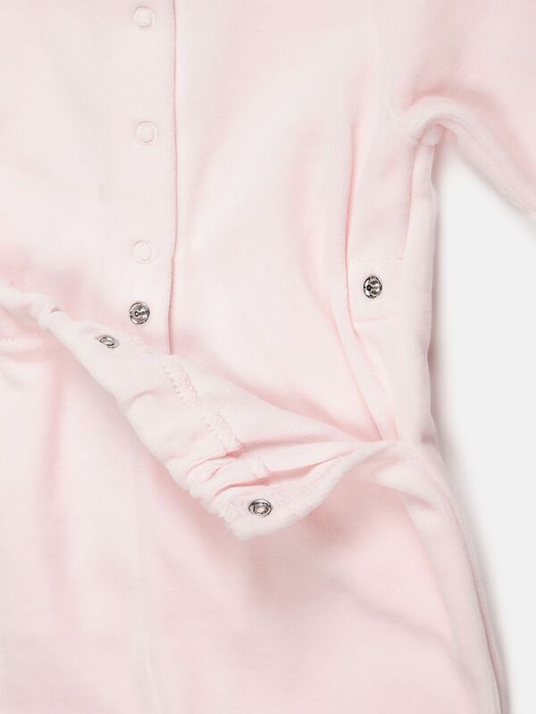 Velour Babysuit-Back Opening image number null